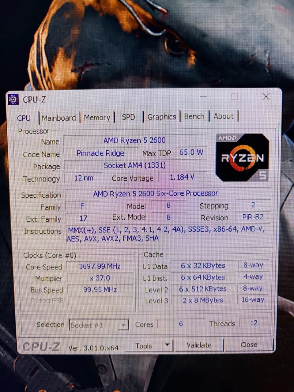 NÃO ENVIO!!! AMD Ryzen 5 2600 + Cooler AMD - Foto 5
