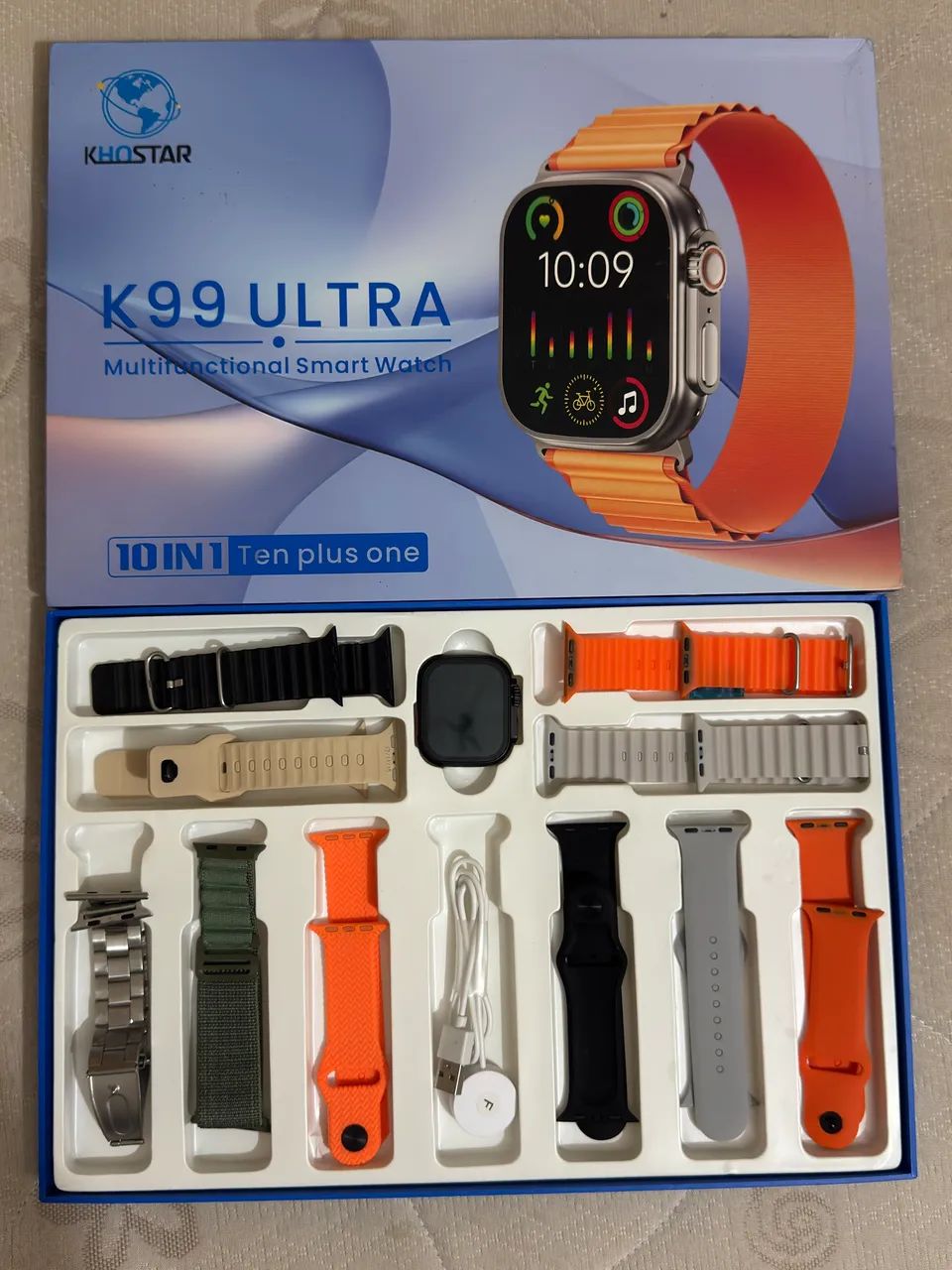 Smartwatch K99 Ultra - 10 Pulseiras - Foto 2