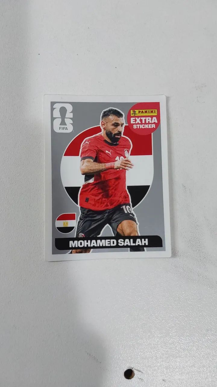Figurinha Exta Copa Mohamed Salah Prata