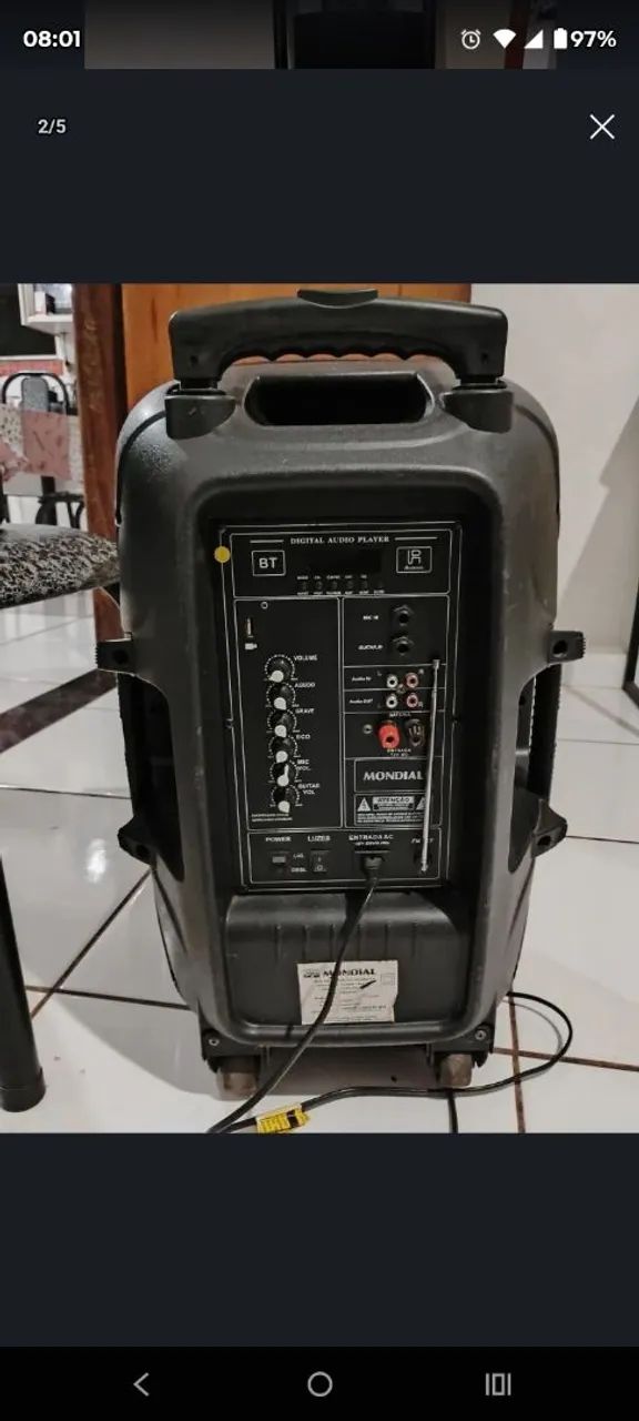 Caixa de som mondial 550w - Foto 5