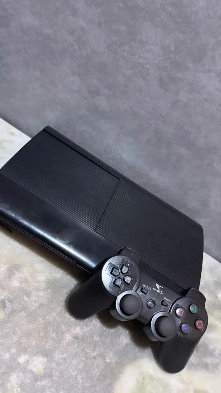 Ps3 Slim Bloqueado - 256gb - Foto 4