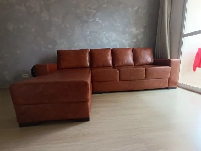 Vendo Sofá com chesie em courino  - Foto 2
