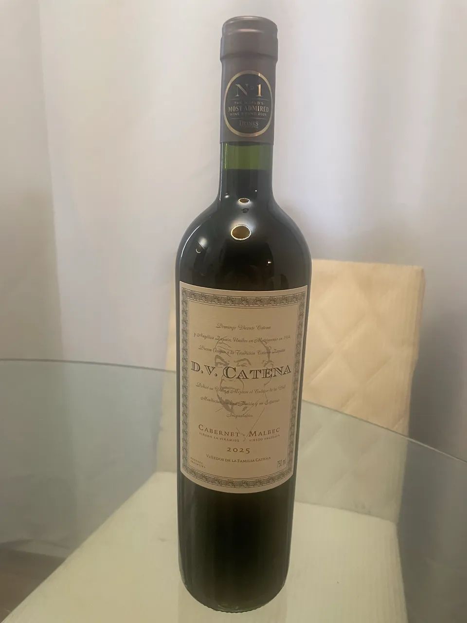 Caixa com 6 vinhos D.V. Catena Cabernet Malbec 2025 - Foto 3