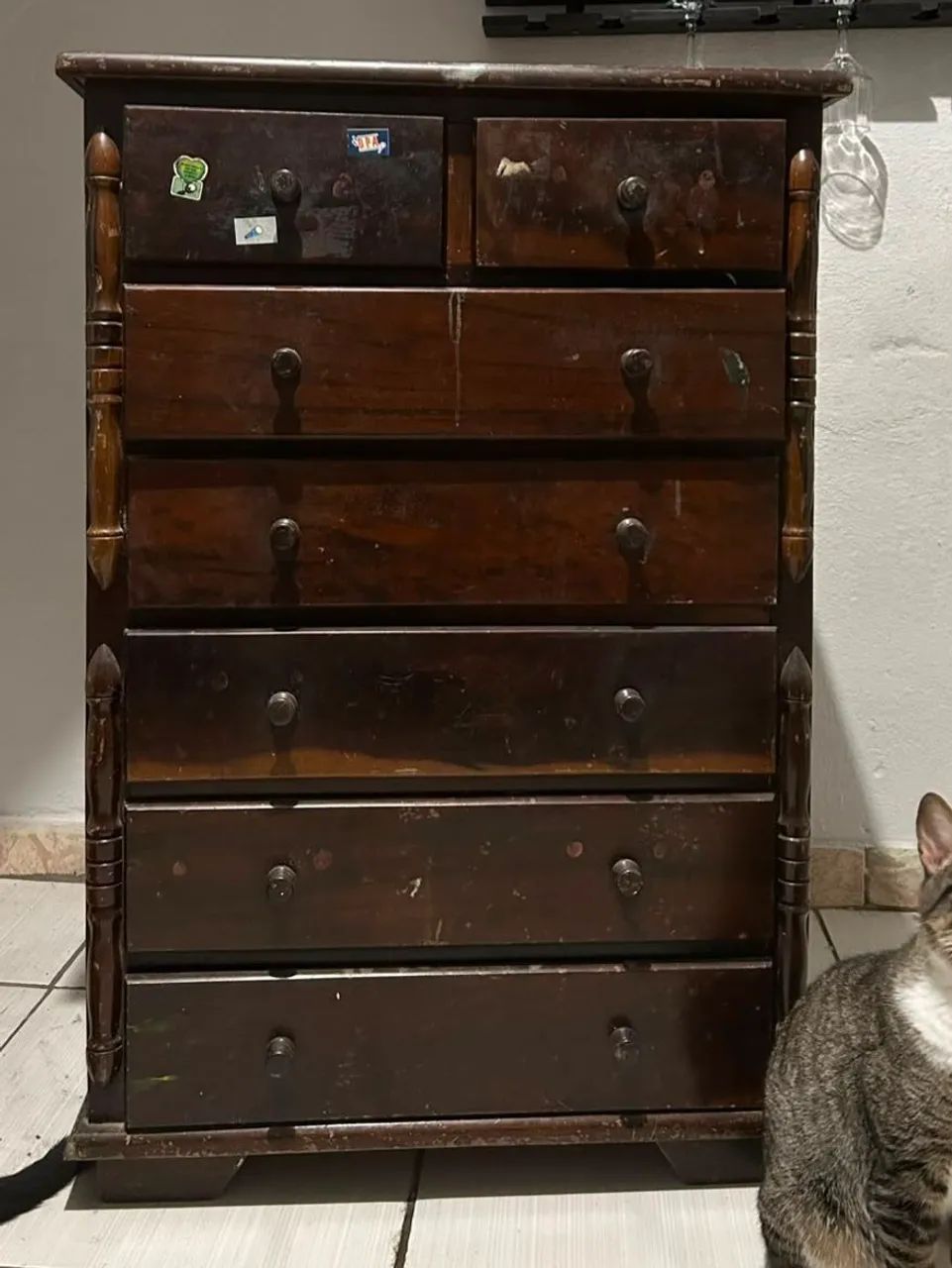 CÔMODA ANTIGA PARA RESTAURAÇÃO 