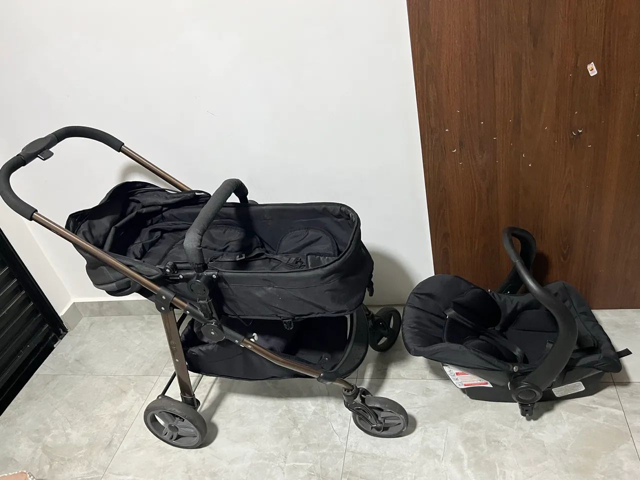 Carrinho + bebê conforto - Galzerano - Foto 3
