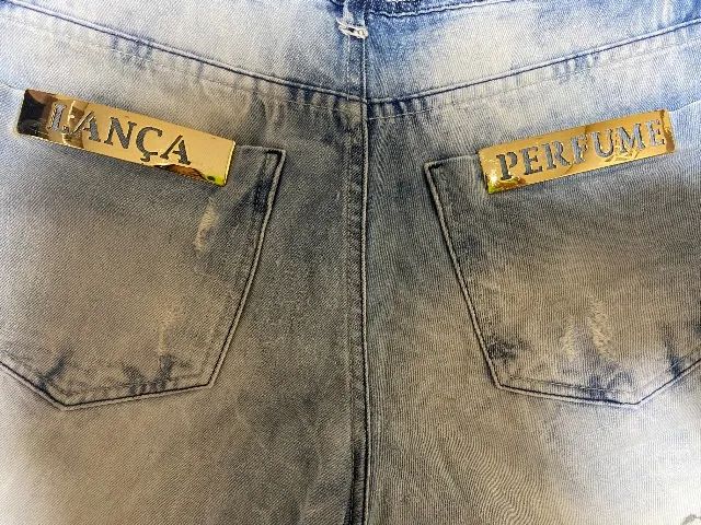Short jeans Lança Perfume TAM 38/40