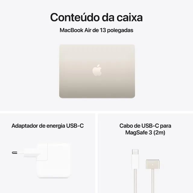 Macbook Air 13 M4 Starligth 256gb  - Foto 2