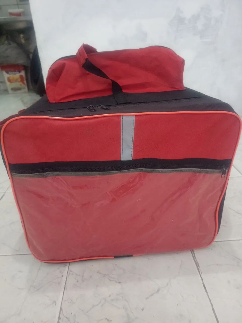 Bolsa térmica/ bag delivery vermelha 