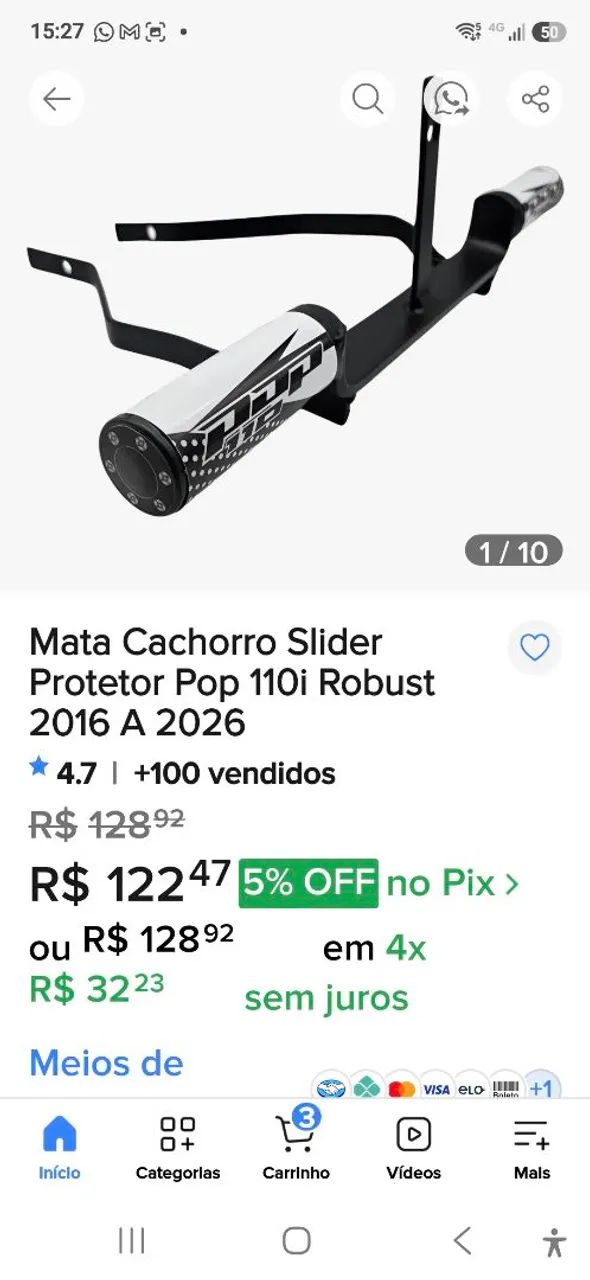 Mata cachorro slider protetor da pop da 16/2026 - Foto 3