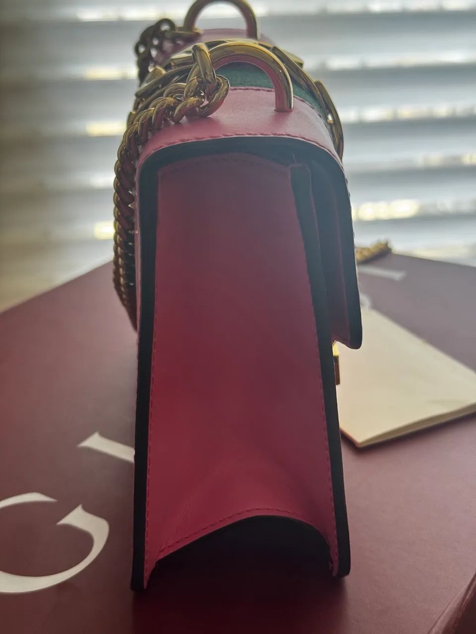 Bolsa Gucci rosa edição limitada - Foto 2