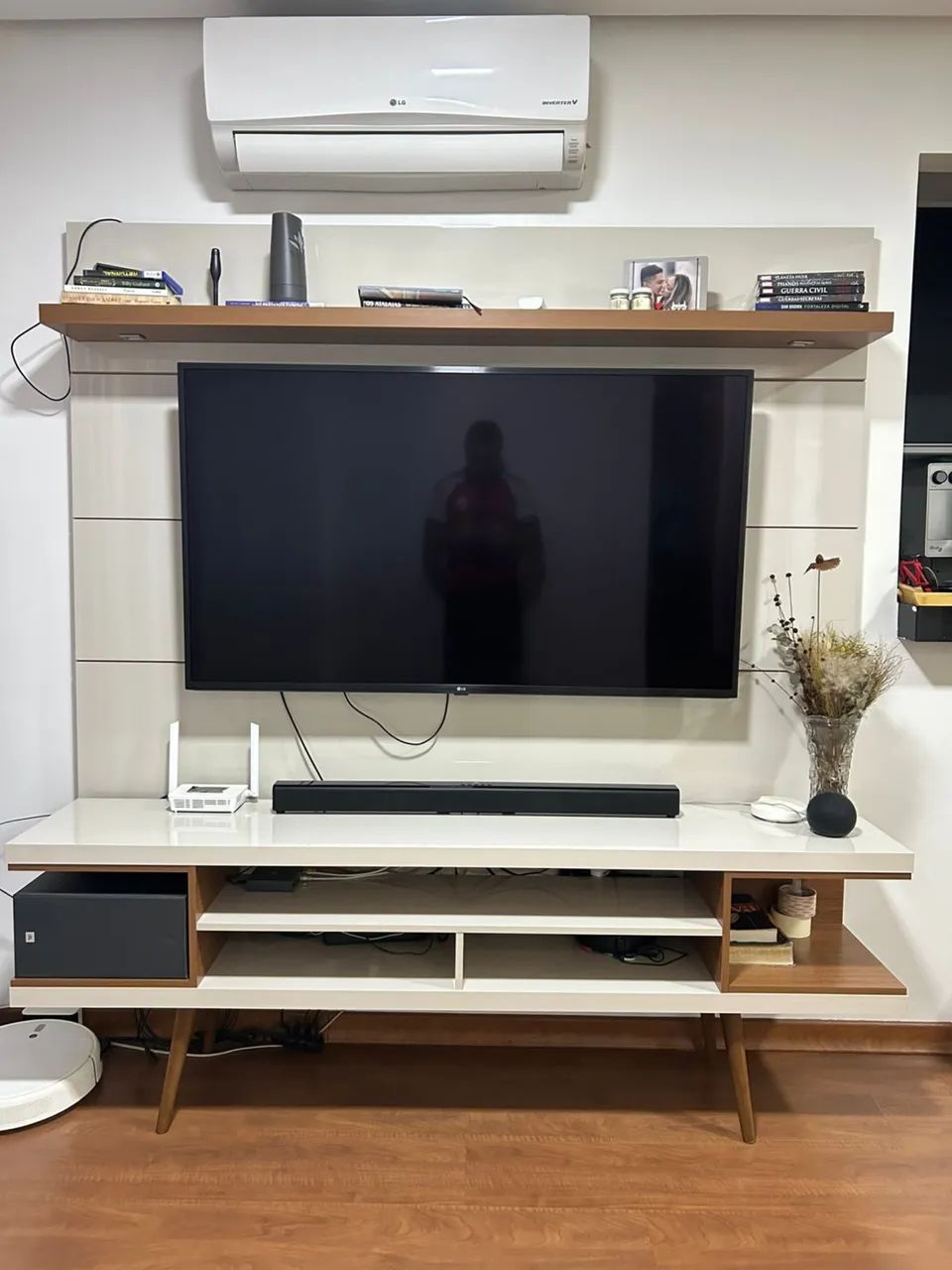 Painel com rack para Tv até 60 polegadas 65138002407169121