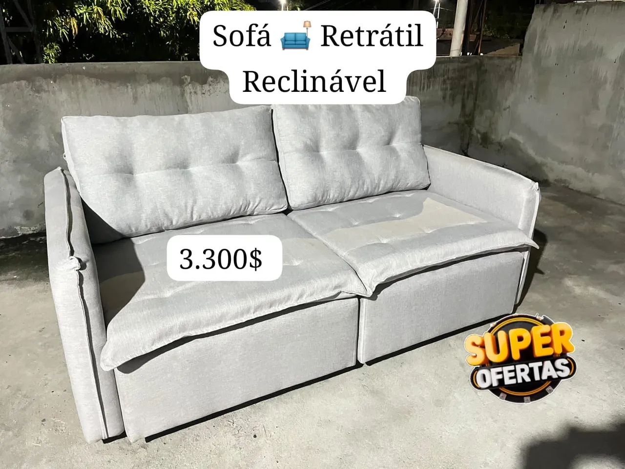 Sofá Retrátil Reclinável Apronta Entrega  - Foto 3