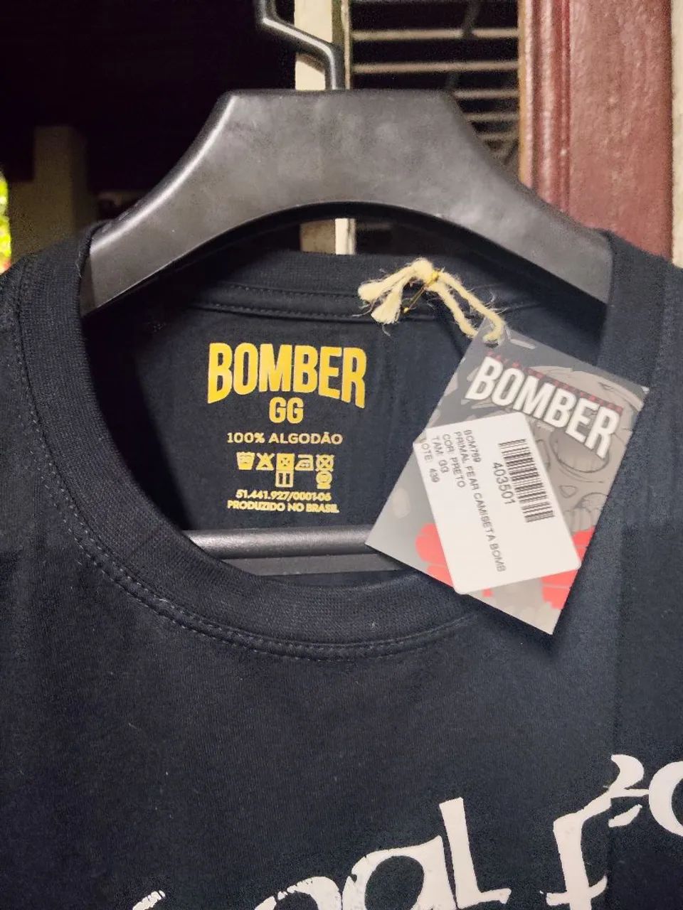 Camiseta Bomber nova 100% algodão  - Foto 2