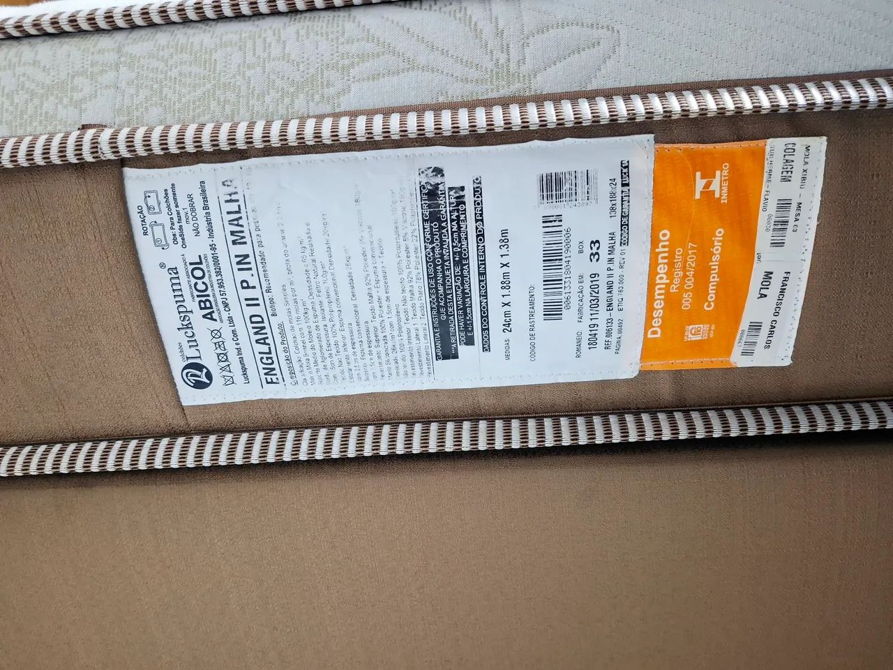 Conjunto cama box casal king star D33  - Foto 5