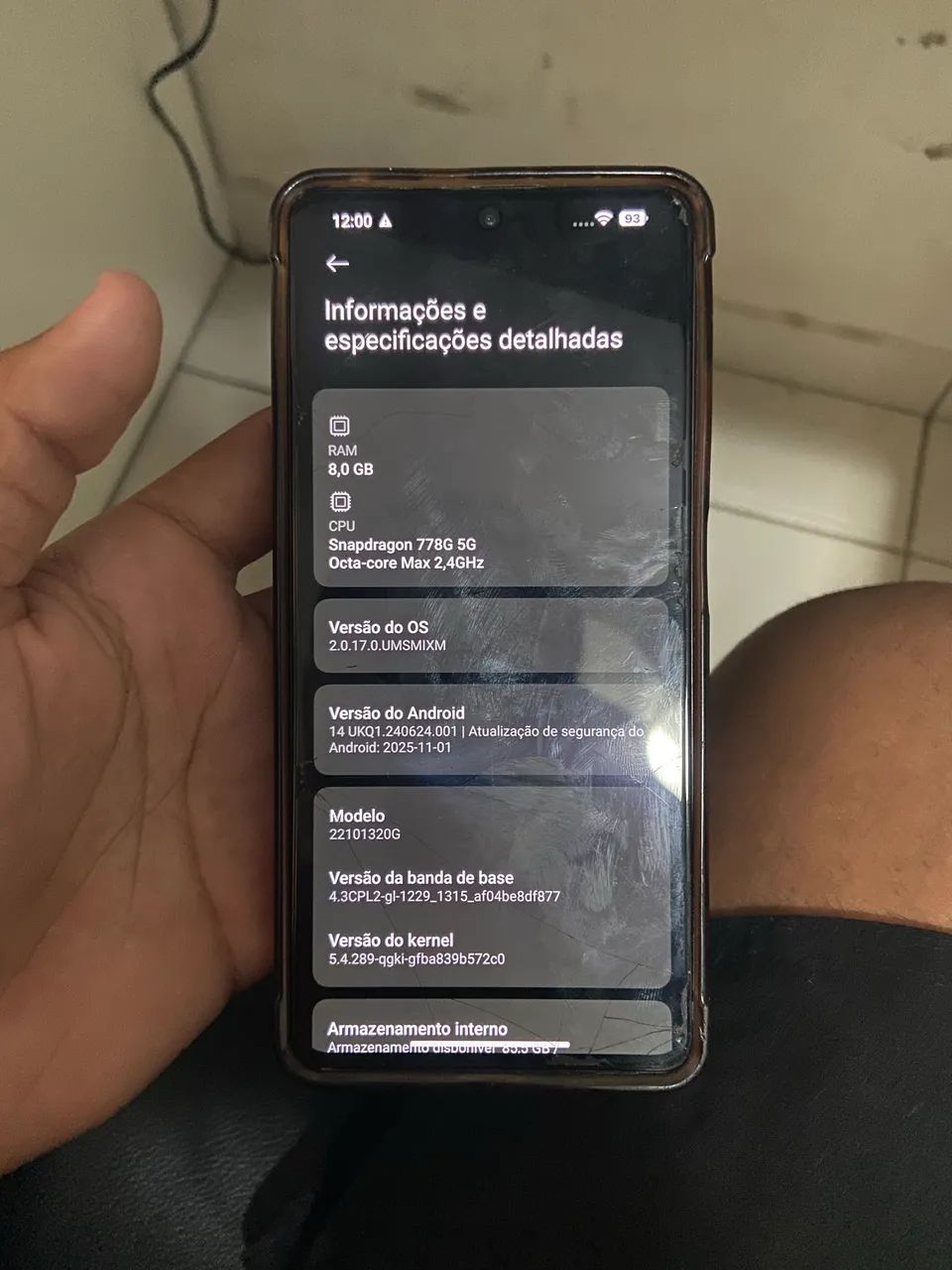 Vendo ou troco poco x5 pro 5g 256 gb e 12 de ram  - Foto 5