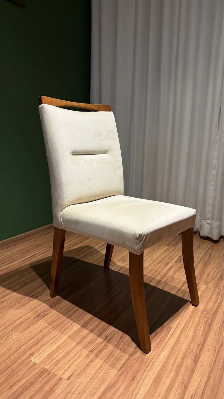 Jogo de 4 Cadeiras de Jantar Estofadas - Ótimo Preço - Foto 2
