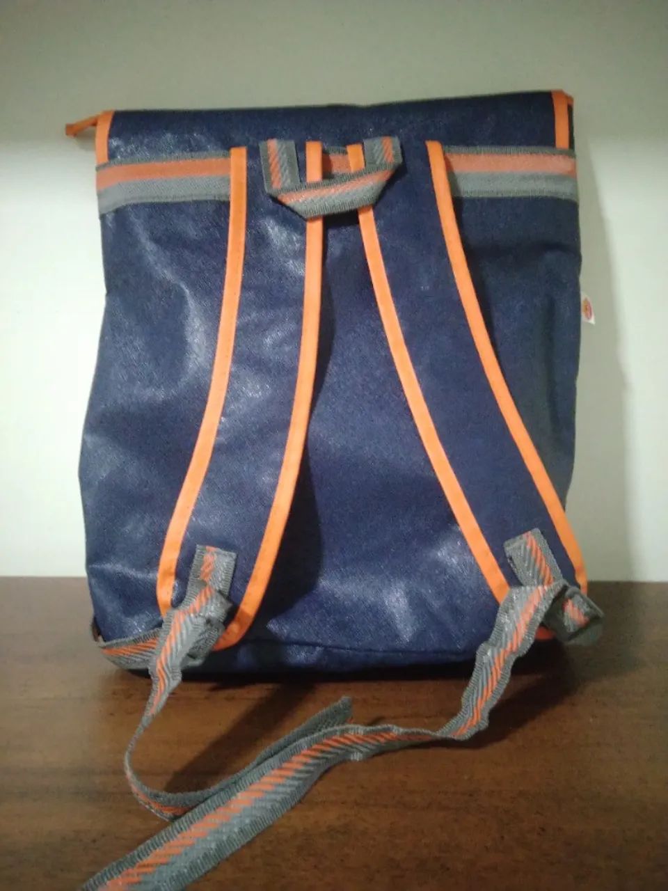 mochila térmica seara azul e laranja - Foto 3