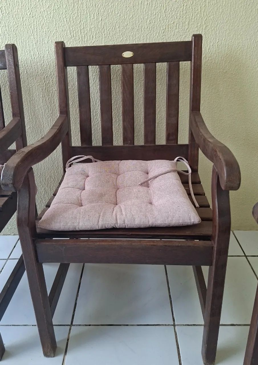 Conjunto de móveis rústico de madeira maciça  - Foto 2