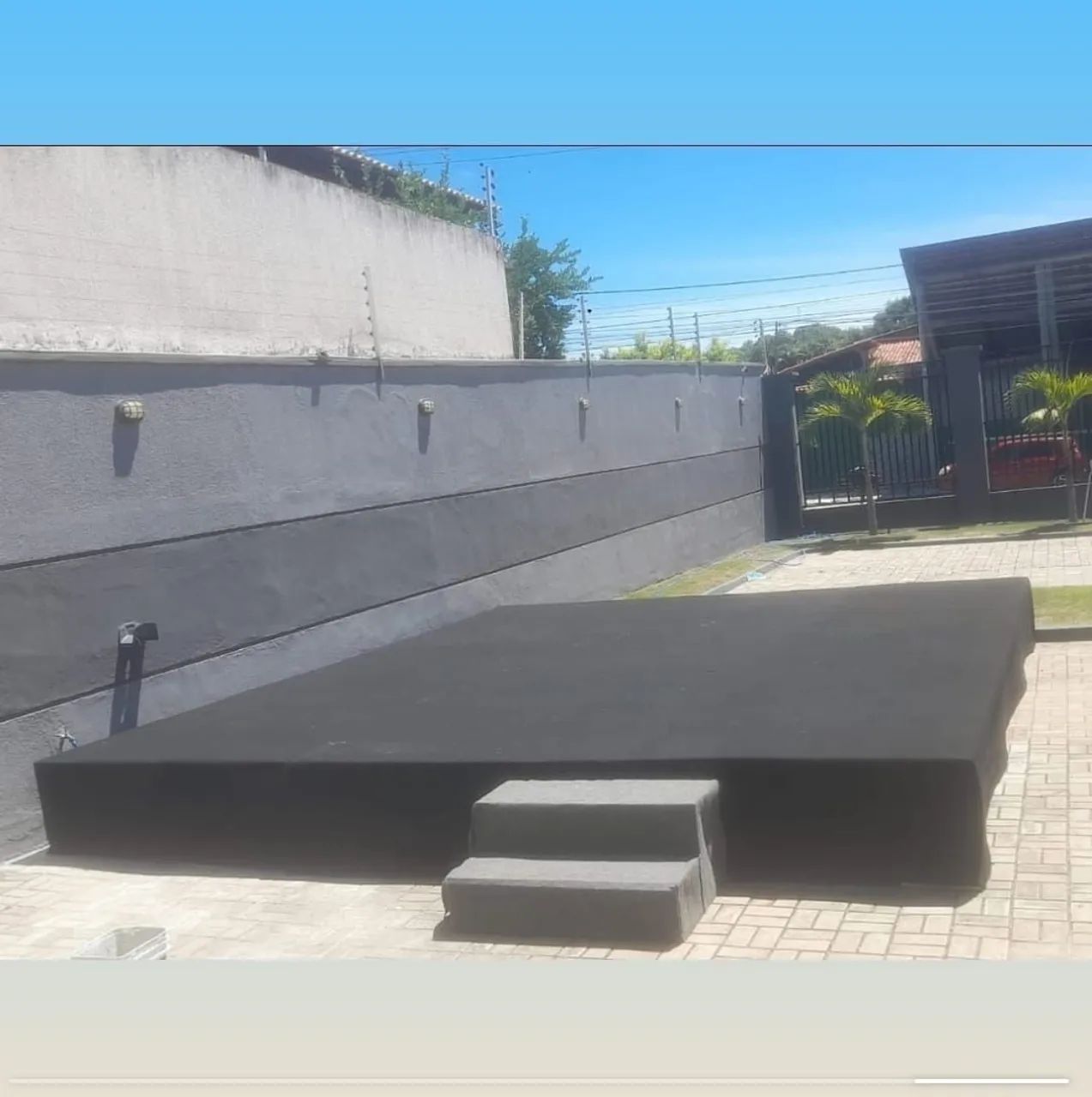 Locação tablado de vidro, cobertura em piscina - Foto 2