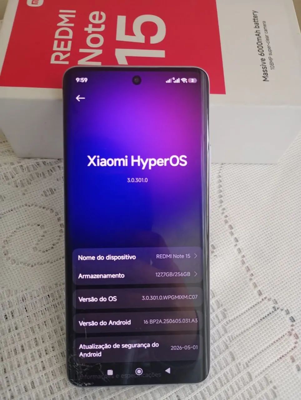 Redmi 15 256GB   - Foto 4