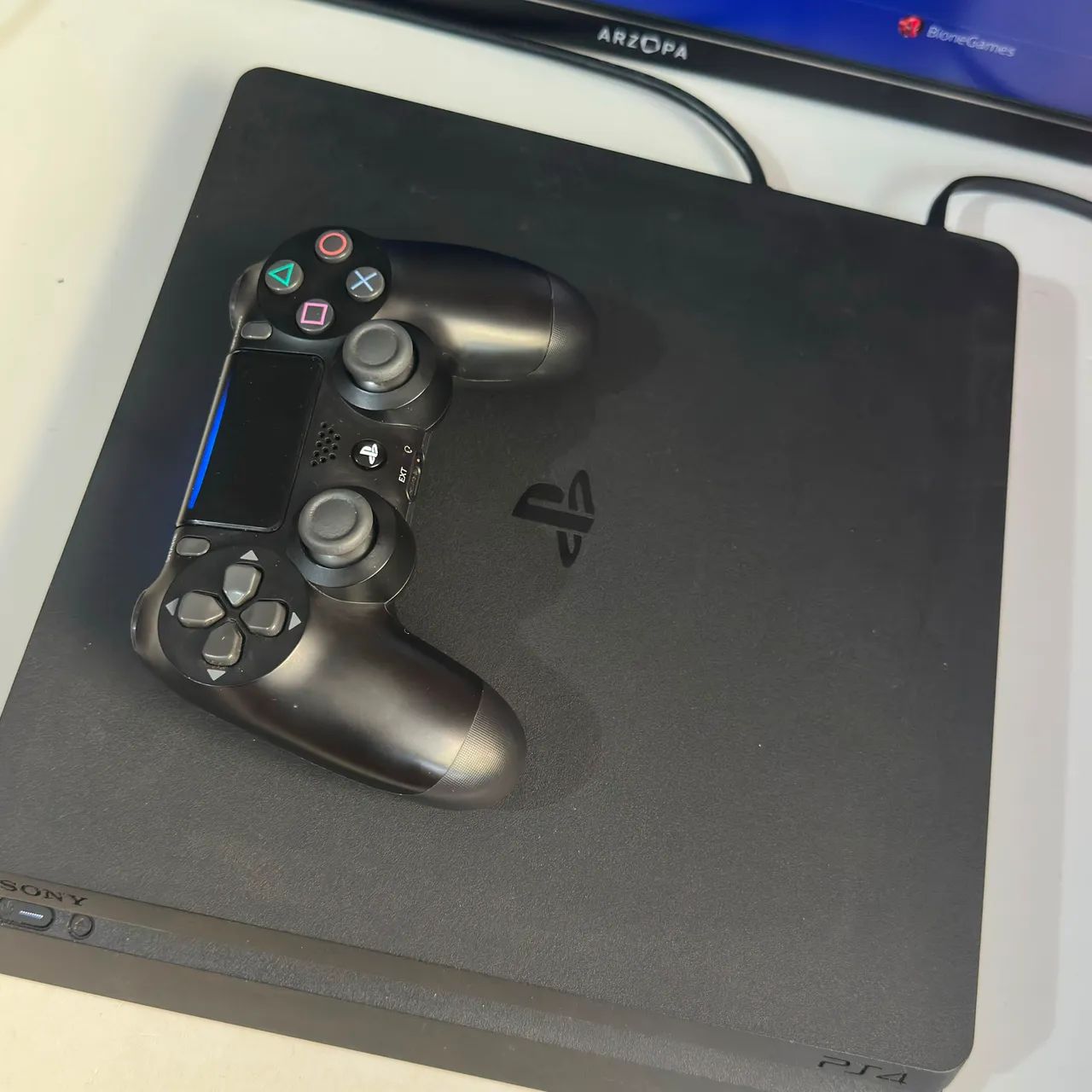 PS4 SLIM 96gb de SSD Usado - Foto 5