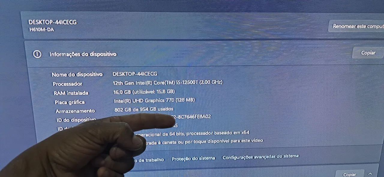 Kit intel 12 geração 
