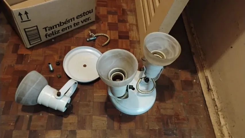 Luminária + 2 bases - Foto 2