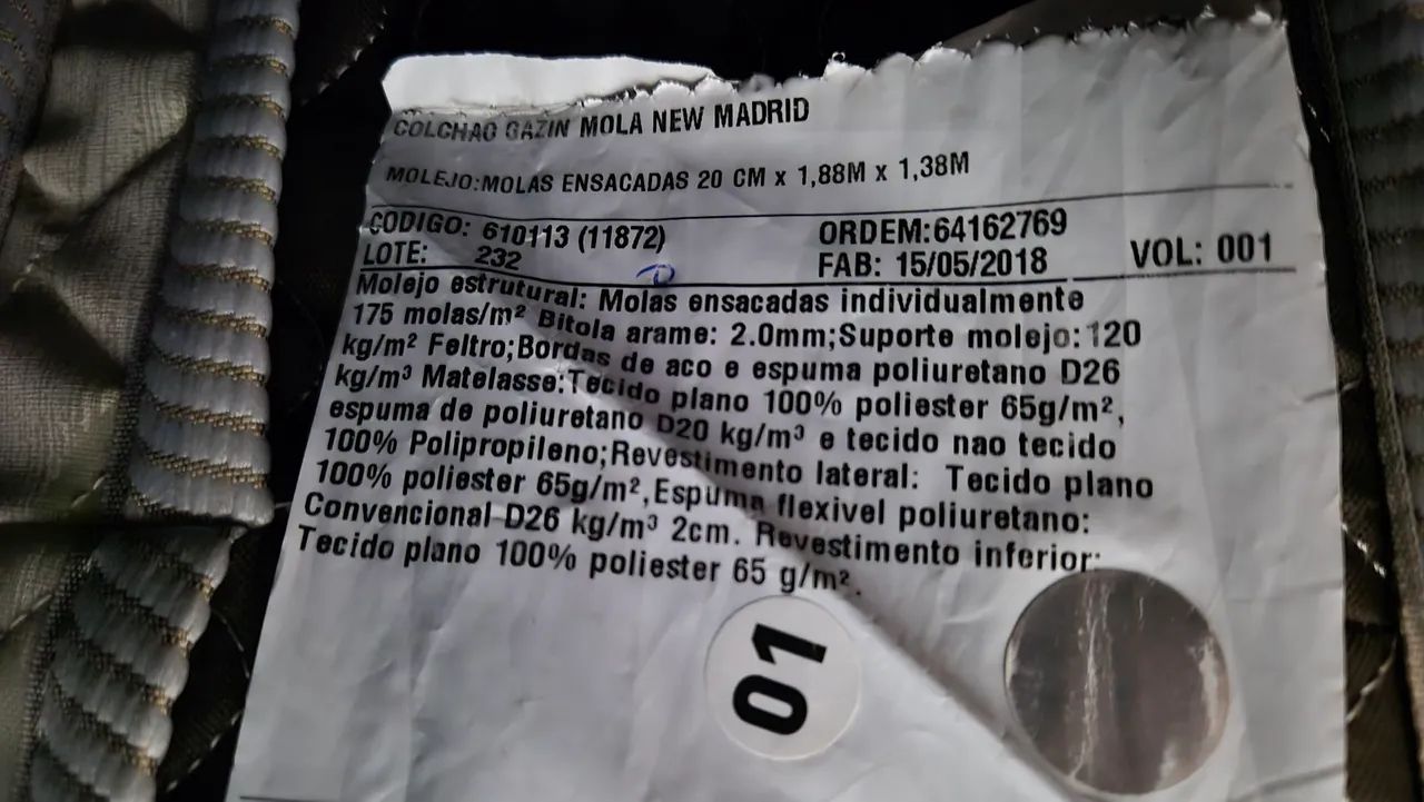 Colchão Gazin + Box Casal - Foto 3