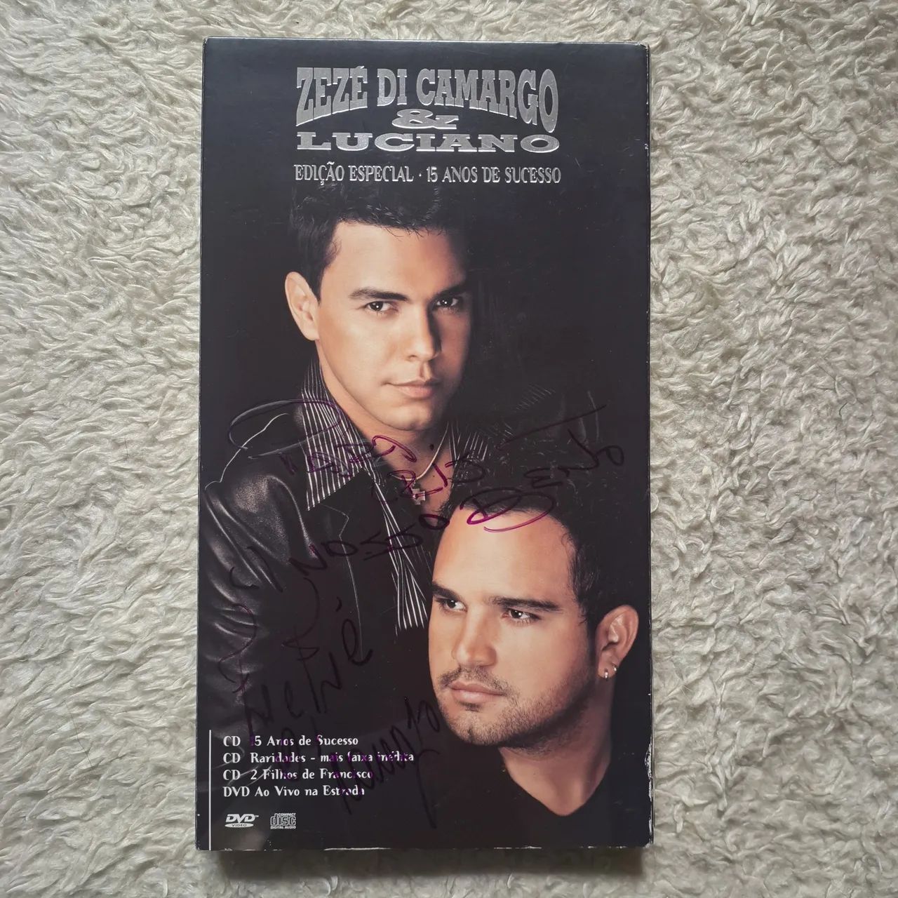 Box 3x CD e 1x DVD Zezé Di Camargo & Luciano - Edição Especial: 15 Anos de Sucesso (2006) - Foto 2