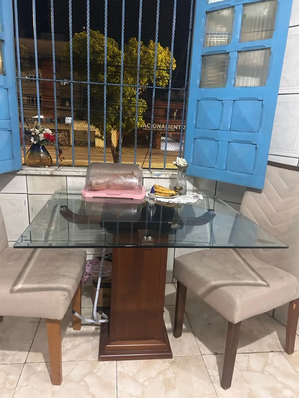 Mesa de vidro 