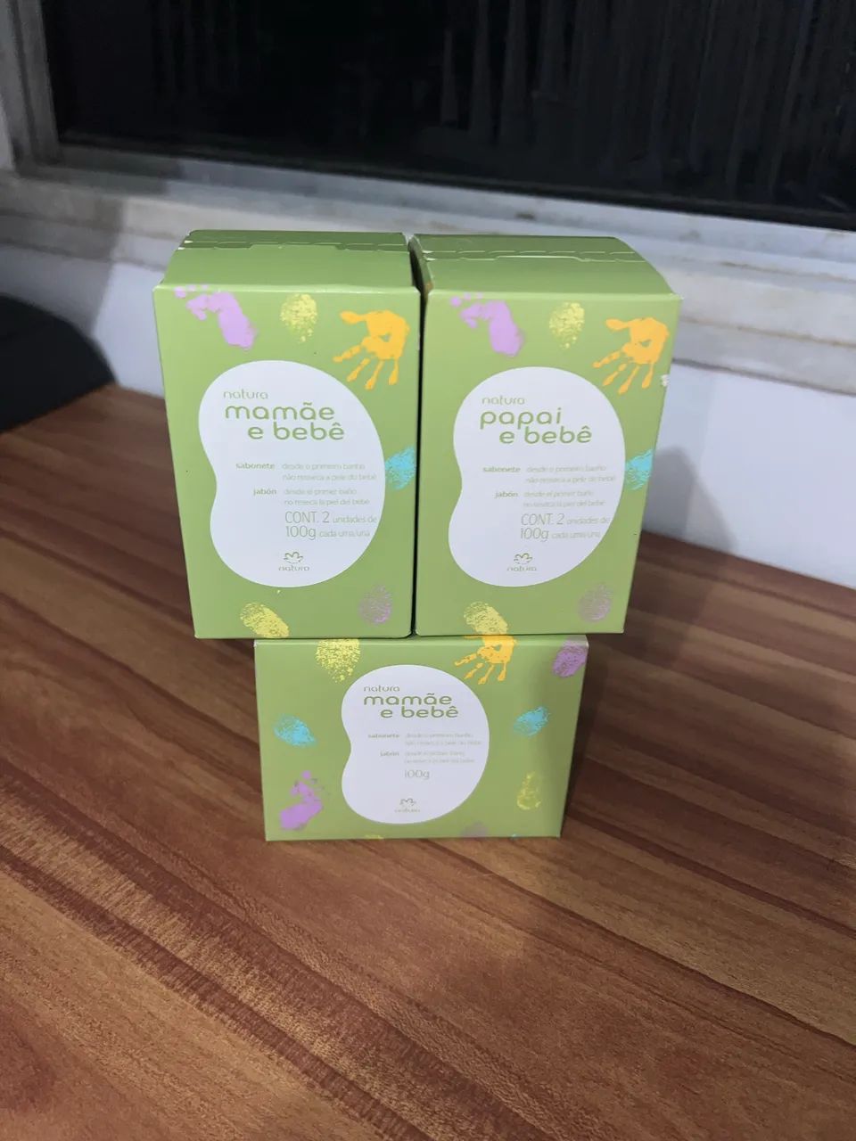 Sabonetes natura mamãe e bebê 