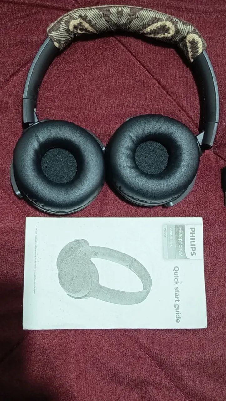 Headphone Philips bluetooth 2000 Series c/ manual, cabo - Foto 2