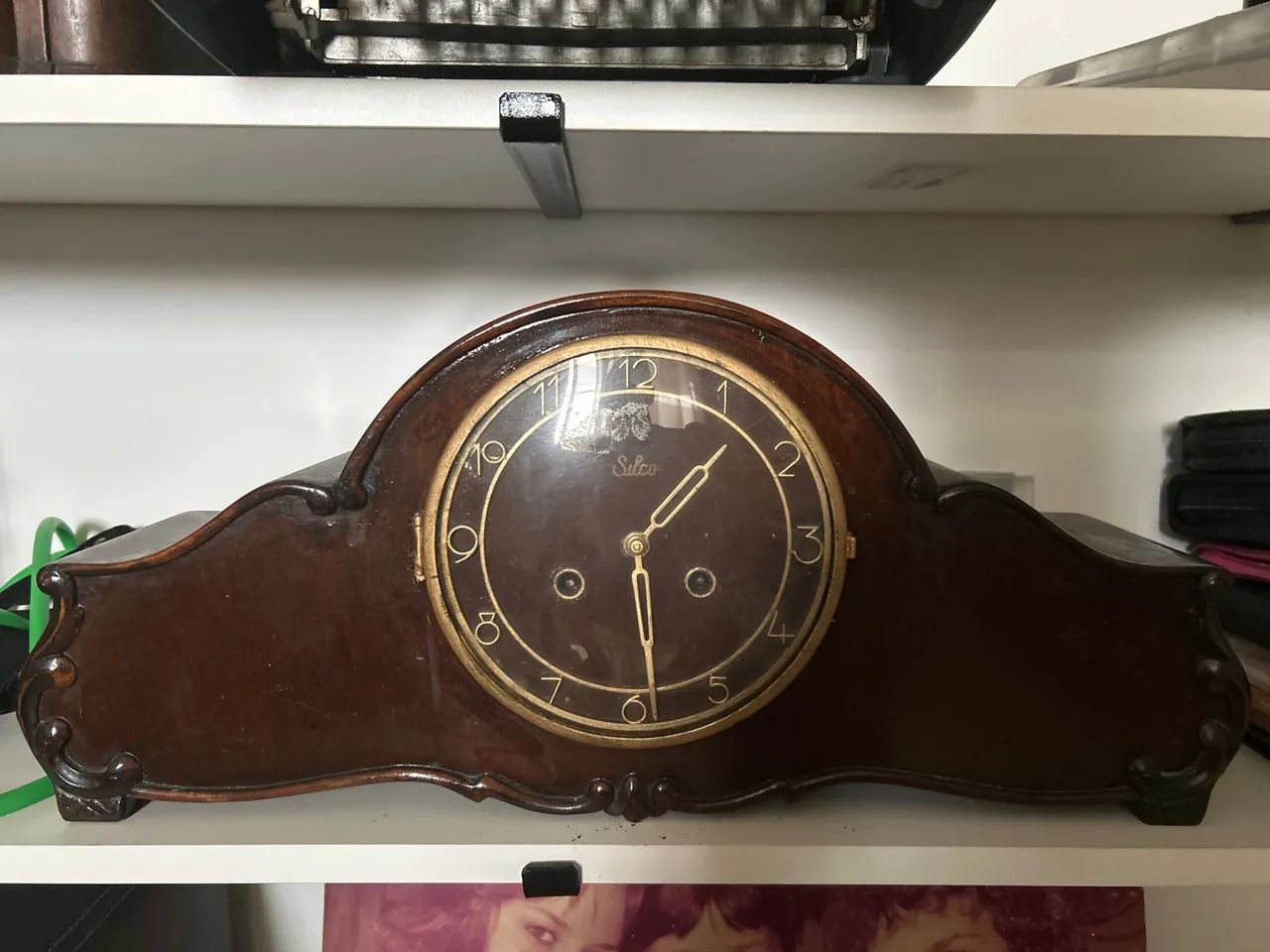 Relógio de mesa antigo Silco
