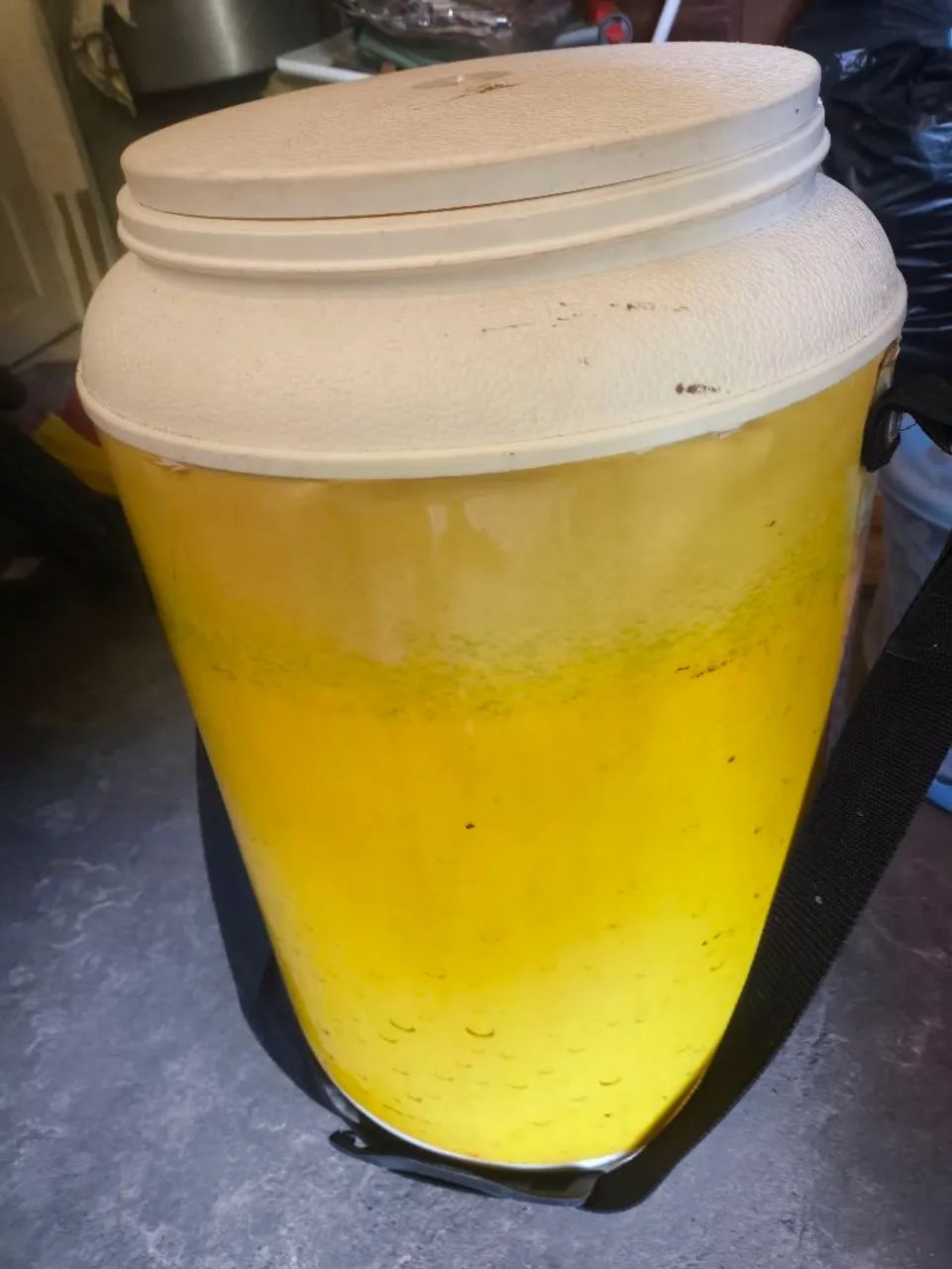 Cooler para por gelo e bebidas 