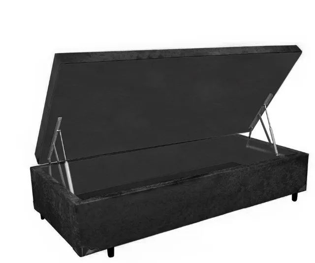 Cama Box Baú Max Solteiro 88x188x41 - Foto 4
