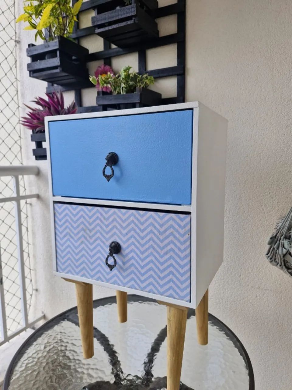 Criado mudo infantil (cômoda Azul) - Foto 2