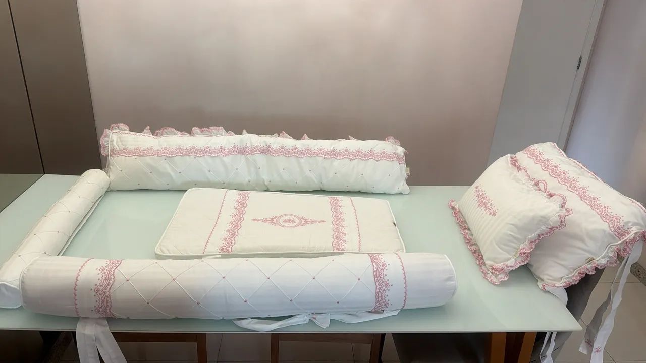 Kit Berço Bebê Menina - Foto 4