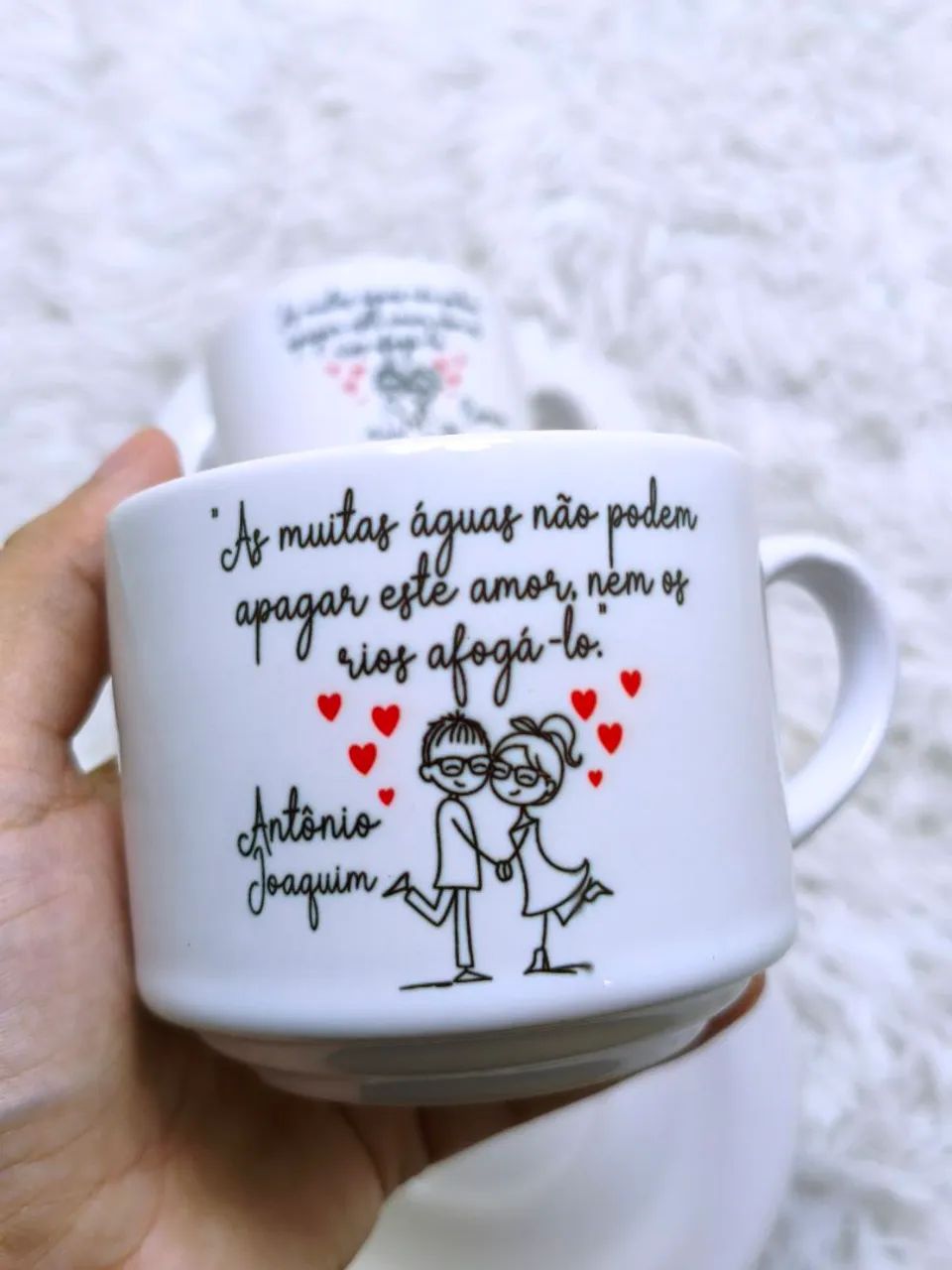 Xícara com pires personalizada  - Foto 2