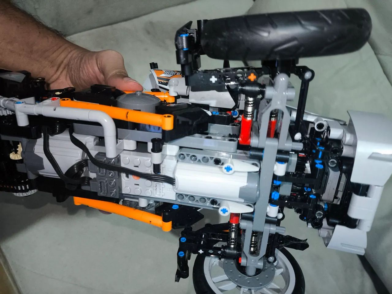 Motocycle lego com controle e bateria - Foto 2