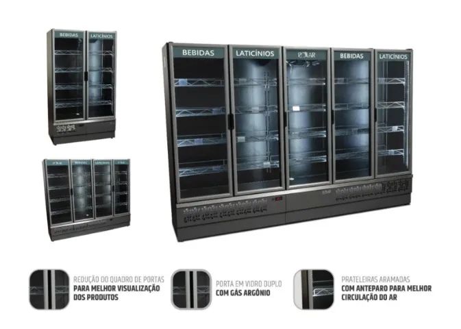 Expositor Vertical Refrigerado Polar - Foto 3