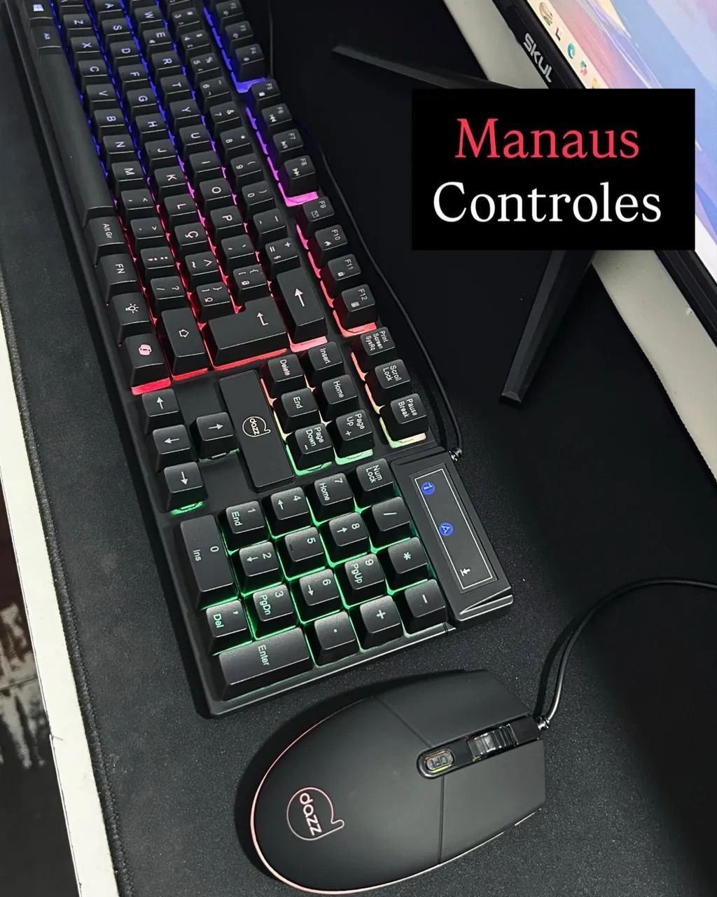 Kit Teclado e Mouse Gamer Shadow Strike Duo  - Foto 2