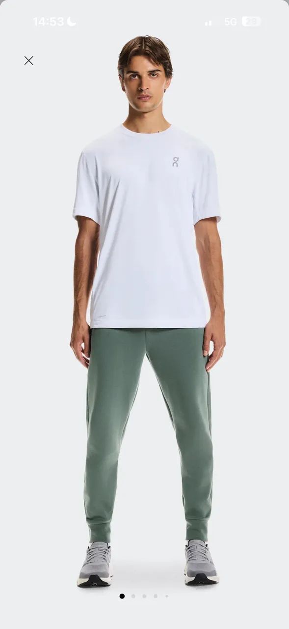 Calça on running focus tech sweatpants olive 