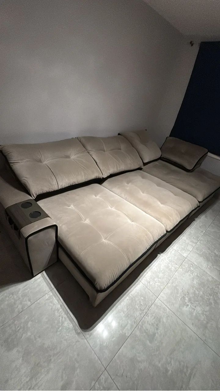 Sofá retrátil 3.5m - Foto 2