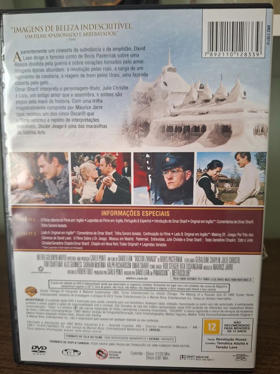 DVD Doutor Jivago - Foto 2