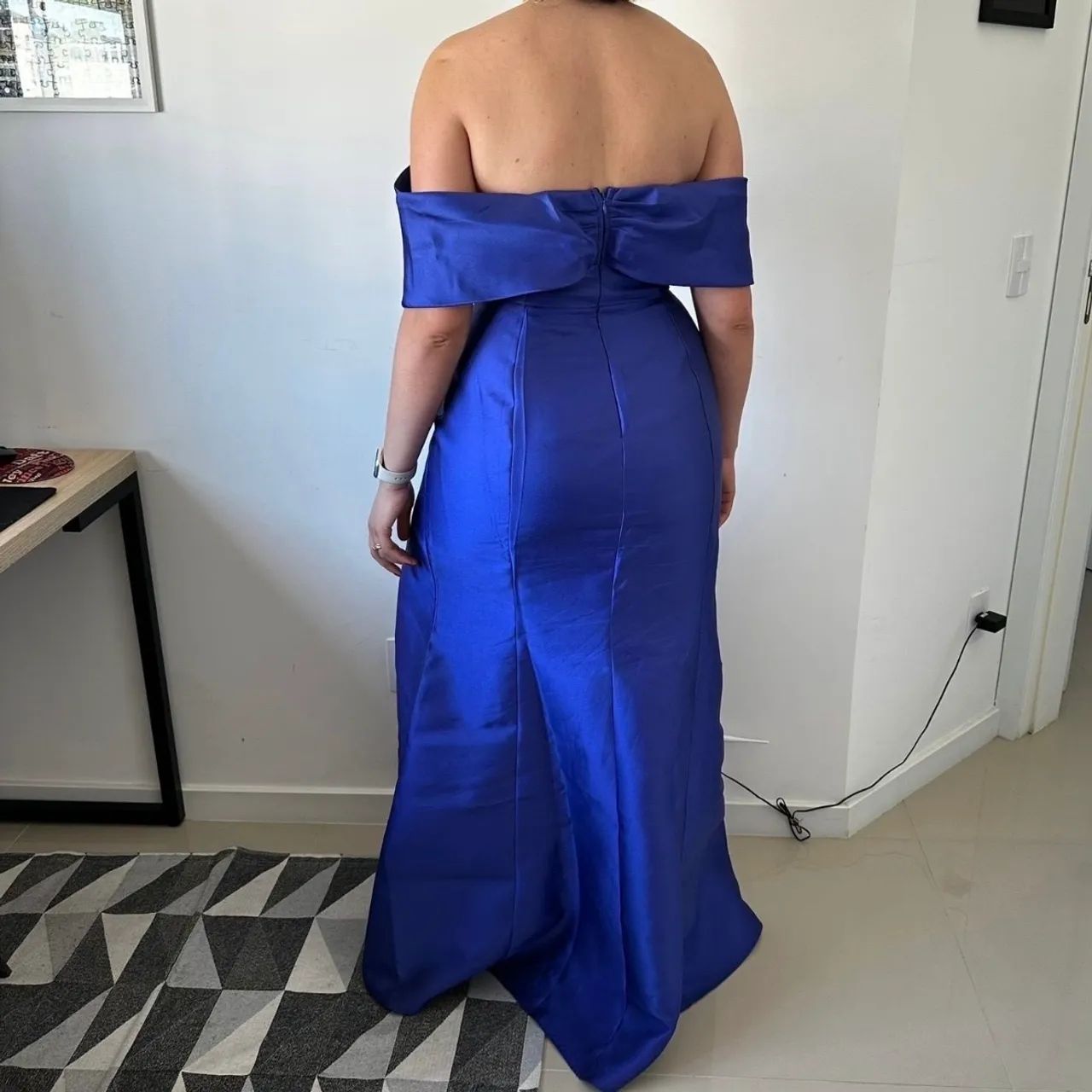 Vestido de festa azul - Foto 4