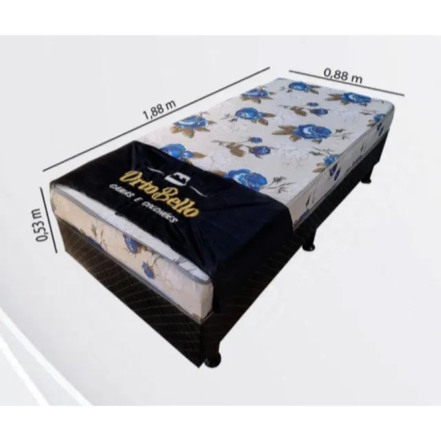 Cama Box Solteiro Ortopédica Itália - Entrega Rápida!  