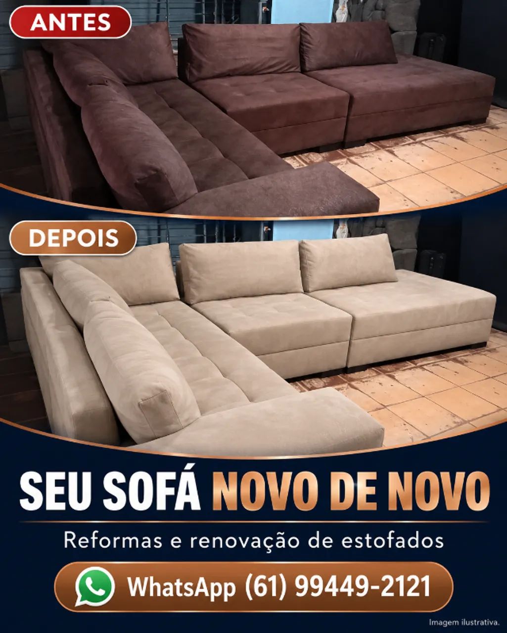 reforma de sofás - Foto 3