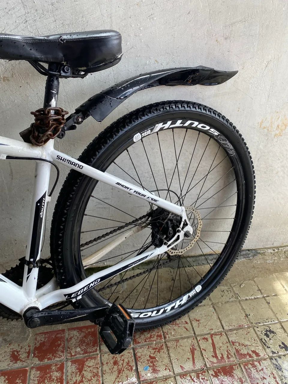 Bike South aro 29 branca, em perfeito estado, facilito a entrega  - Foto 2
