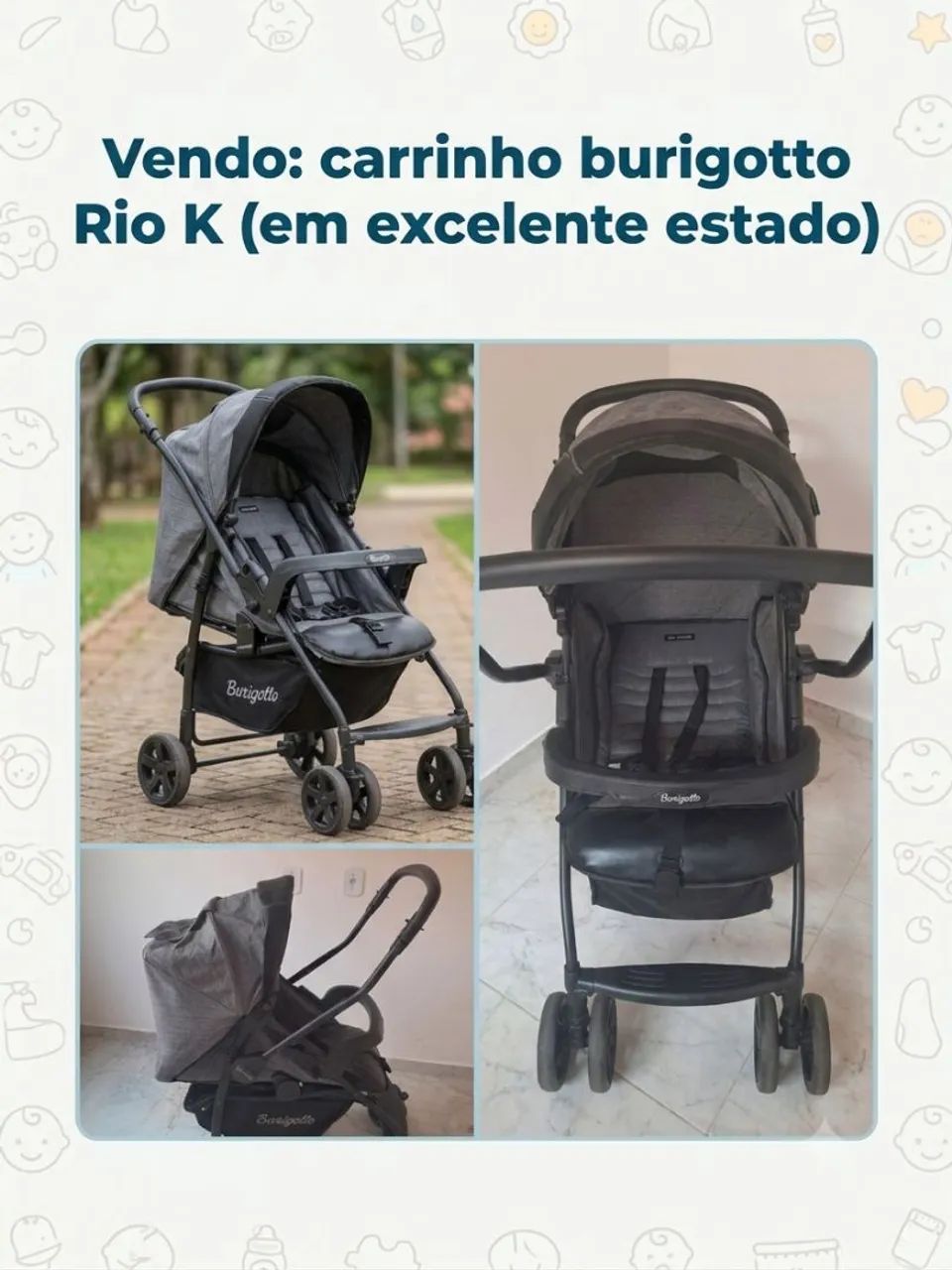 Carrinho de bebê BURIGOTTO