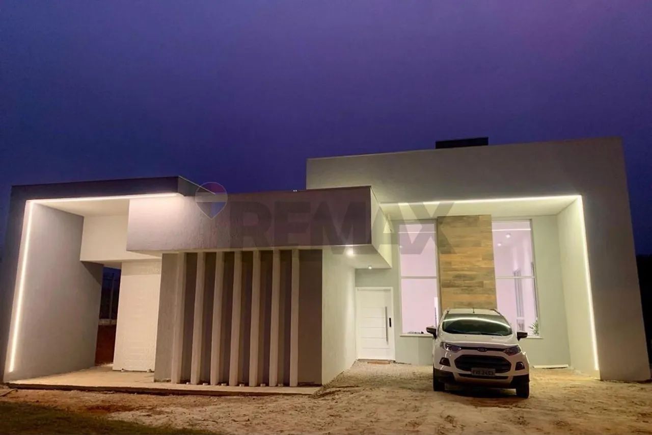 Casa moderna em condomínio com piscina e segurança - Foto 3